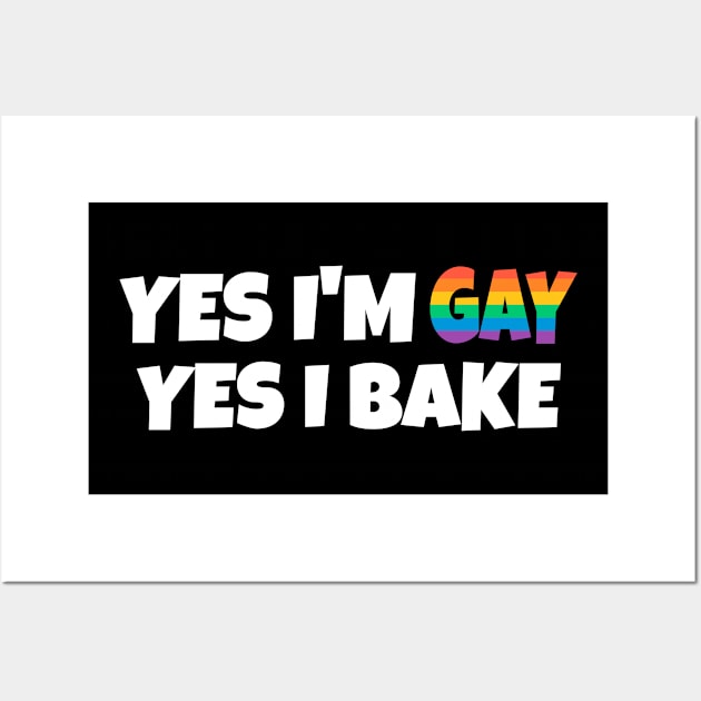 Gay Bake Wall Art by FunnyStylesShop